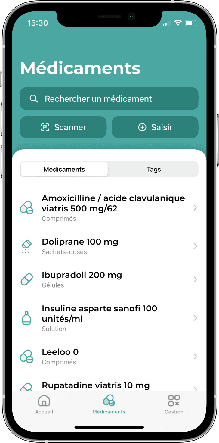 Illustration de l'application
